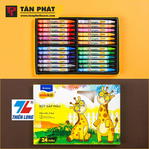 Bút sáp màu Thiên Long Colokit CR-C09 24 màu