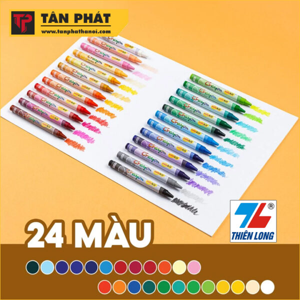 Bút sáp màu Thiên Long Colokit CR-C09 24 màu